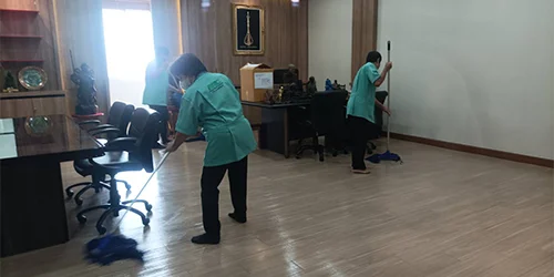 ทำความสะอาดสำนักงาน