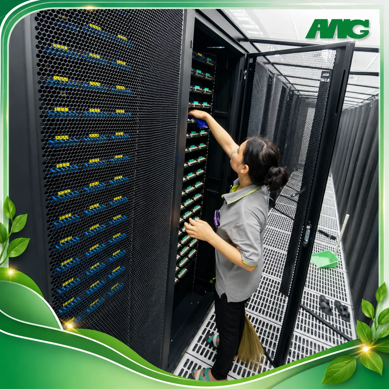 บริการทำความสะอาดห้อง Server Room อย่างระมัดระวังโดย A.N.G.